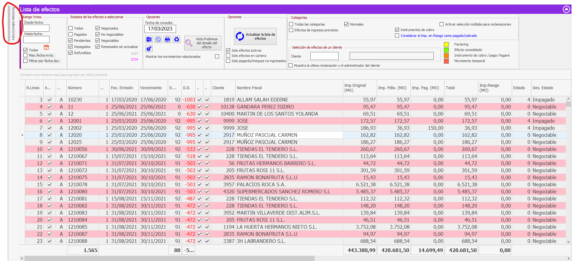 Interfaz de usuario gráfica, Aplicación, Tabla, Excel
Descripción generada automáticamente